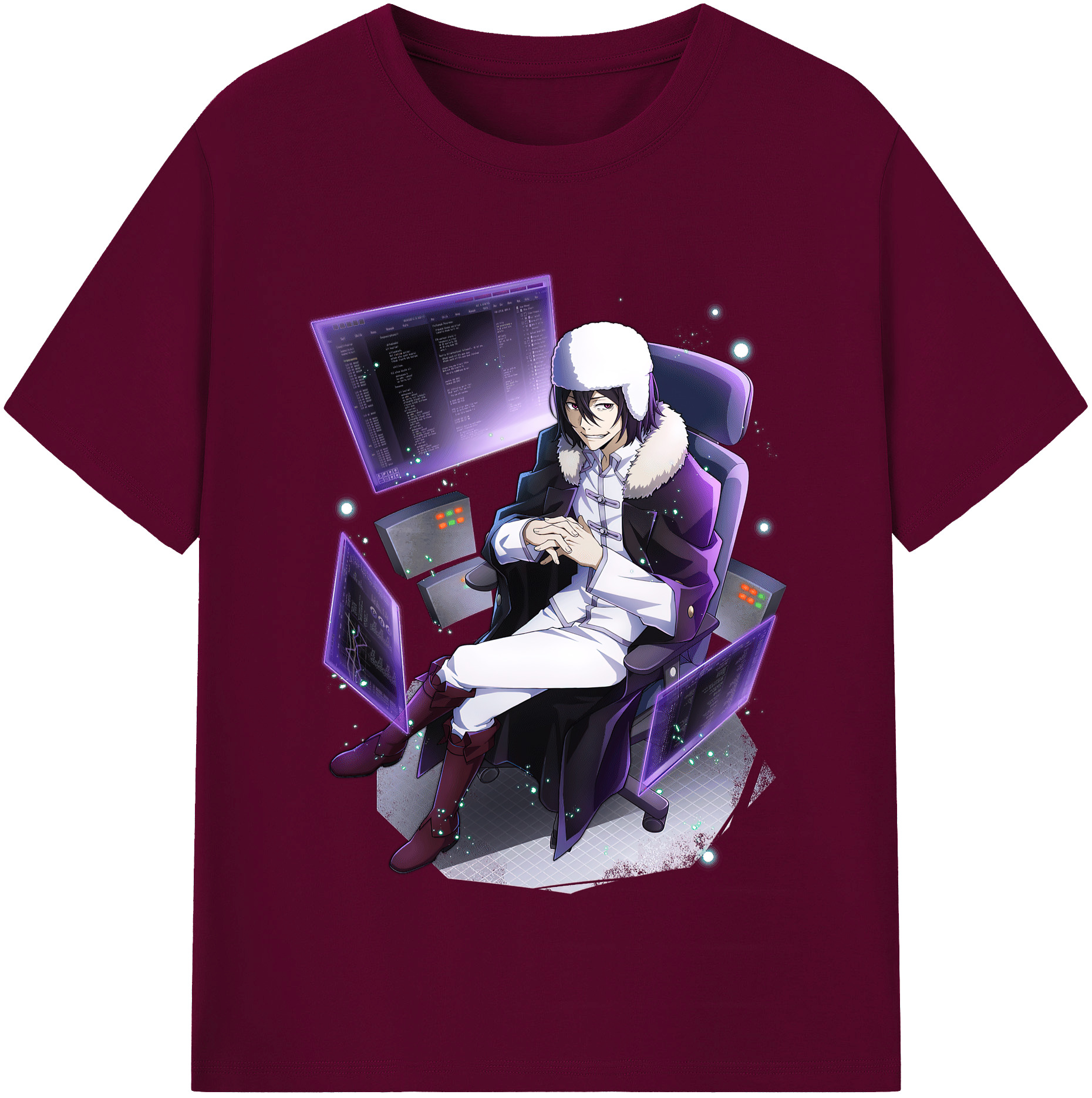 （画像用） 文豪ストレイドッグス Bungo Stray Dogs レディースカジュアルプリントTシャツ（綿100％）